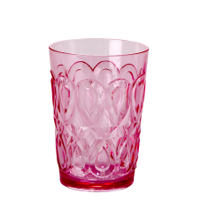 Pink Swirl Embossed Acrylic Tumbler Rice DK